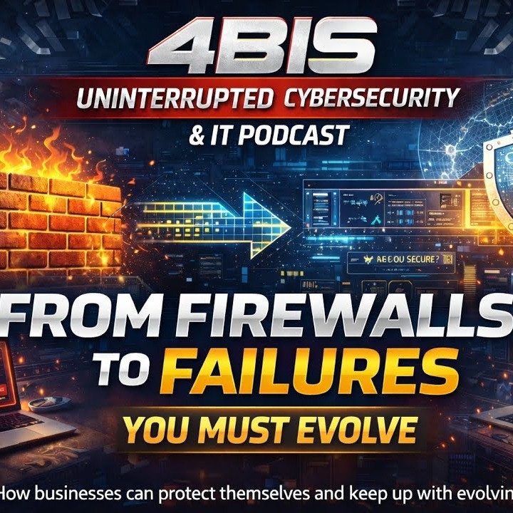 EP2 4BIS Uninterrupted Cybersecurity & IT Podcast: From Firewalls to Failures: You Must Evolve